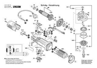 BOSCH Zusatzhandgriff | Ersatzteile fr GWS 7-125 | 1619P16111