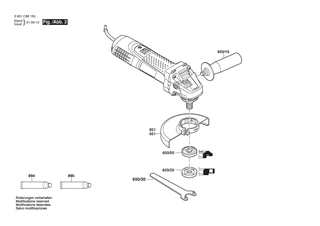 BOSCH Anker | Ersatzteile f�r GWS 7-100 | 1604010BK5