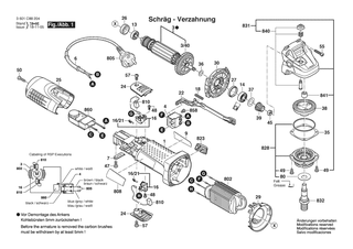 BOSCH Zusatzhandgriff | Ersatzteile fr GWS 7-115 E | 1619P16111