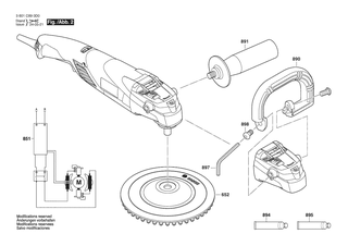 BOSCH Handgriff | Ersatzteile f�r GPO 12 CE | 1600A01N0J