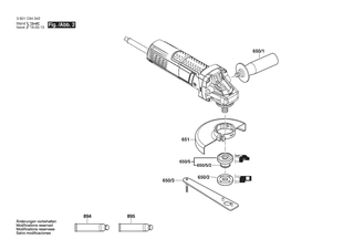 BOSCH Rillenkugellager | Ersatzteile f�r GWS 750-115 | 1619P14660