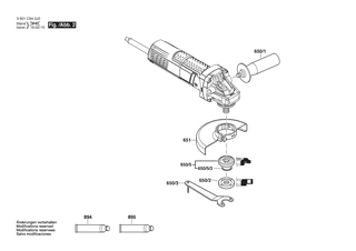 BOSCH Polschuh | Ersatzteile f�r WS 7-115 | 160422059E