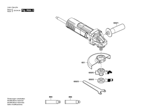 BOSCH Schleifspindel M10, SW12 | Ersatzteile f�r GWS 700-100 | 1603523111
