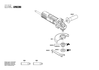 BOSCH T�lle �6,5-�6,9X95 MM | Ersatzteile f�r GWS 750-125 | 2600703012