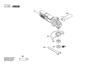 BOSCH Kohleb�rstensatz | Ersatzteile f�r GWS 800 | 1619P11715