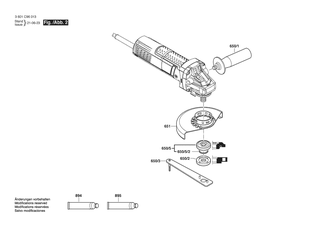BOSCH Aufnahmeflansch | Ersatzteile f�r GWS10-450 | 1605703140