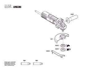 BOSCH Befestigungsschelle | Ersatzteile f�r GWS 900-100 | 1601302017