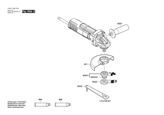 BOSCH Torx-Linsenschraube 4X20 | Ersatzteile f�r GWS 900-125 S | 1619P00105