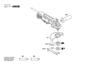 BOSCH Nadelh�lse �8X�12X8 MM | Ersatzteile f�r GWS 9-100 P | 1600910018