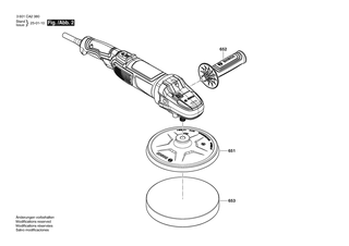 BOSCH Befestigungsschelle | Ersatzteile f�r GPO 11-180 S | 1619PS2176