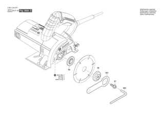 BOSCH Spindel | Ersatzteile f�r GDC 140 | 160720039S