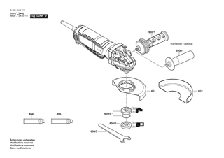 BOSCH Drehzahlregler | Ersatzteile f�r GWS11-450P | 16072335S7
