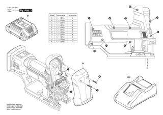 BOSCH Typschild | Ersatzteile f�r GST 18V-155 SC | 160111A9TG