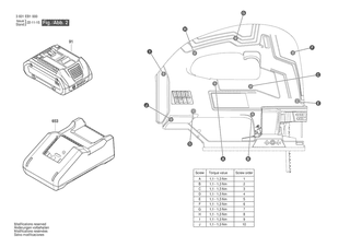 BOSCH Typschild | Ersatzteile f�r GST 18V-155 BC | 160111A9TY