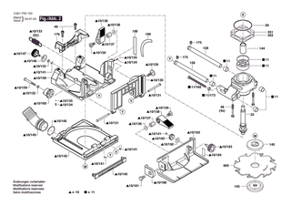 BOSCH Getriebegeh�use | Ersatzteile f�r GFF 18V-22 | 1619P16238