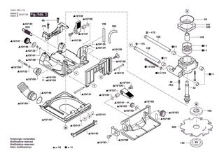 BOSCH Motorgeh�use | Ersatzteile f�r GFF 18V-086 | 1619P15044