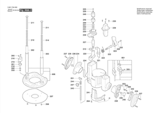 BOSCH B�rstenhalter | Ersatzteile f�r GOF 1600 CE | 2610007958