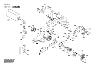 BOSCH Skale | Ersatzteile f�r GCM12SD | 1609B02988