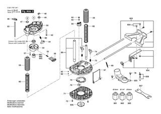 BOSCH Etikett | Ersatzteile f�r GOF 130 | 1619PB5415