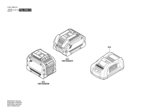 BOSCH Elektr Leitung | Ersatzteile f�r GKS 18V-26 L | 160440001S