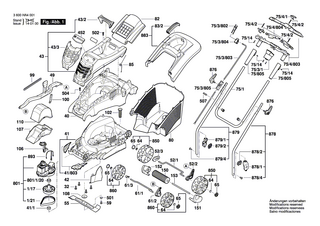 BOSCH Handgriff | Ersatzteile für Rotak 34 R | F016L68054