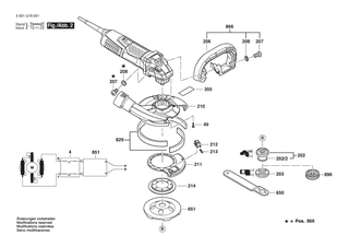 BOSCH Zweilochmutterndreher | Ersatzteile f�r GBR 15 CA | 3607950016