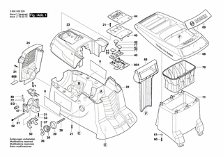 BOSCH Druckfeder | Ersatzteile für AXT 25 TC | 2609003683