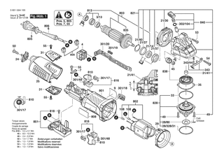 BOSCH Zusatzhandgriff | Ersatzteile fr GWS 12-125 CIEX | 1619P16111