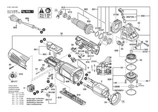 BOSCH Zusatzhandgriff | Ersatzteile fr GWS 12-125 CIEPX | 1619P16111