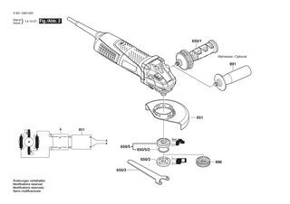 BOSCH Dichtung | Ersatzteile fr GWS 17-125 CIE | 1607000D9C
