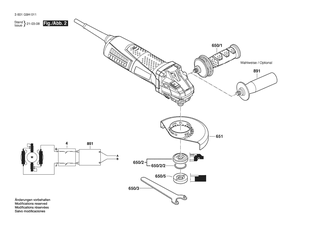 BOSCH Luftleitring | Ersatzteile f�r GWS 13-50VS | 1600591047