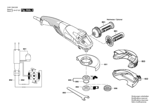 BOSCH Sicherungsb�gel | Ersatzteile f�r GWS 18-125 SPL | 1600119011