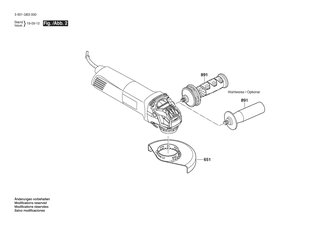 BOSCH Getriebegeh�use | Ersatzteile f�r GWX 10-125 | 1607000E9X