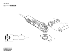 BOSCH Polschuh | Ersatzteile f�r GWX 15-125 PS | 1607000F0B