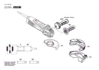 BOSCH Schutzhaube | Ersatzteile f�r GWX 19-125 S | 1600A02059