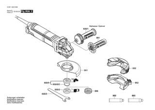 BOSCH Sechskantmutter M7, SW10 | Ersatzteile f�r GWS 14-125 | 1603300016
