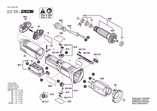 BOSCH Drehzahlregler | Ersatzteile fr GWS 17-125 TS | 1607000F52