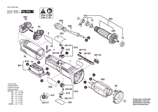 BOSCH Getriebegehuse | Ersatzteile fr GWS 17-125 TS | 1607000EK1