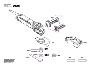 BOSCH Luftleitring | Ersatzteile f�r GWS 17-150 S | 1600591070