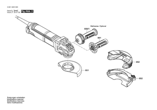 BOSCH Teilesatz | Ersatzteile f�r GWX 17-125 S | 1607000D5X