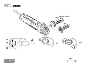 BOSCH Ausgleichscheibe 0,1 MM DICK | Ersatzteile f�r GWX14-50PBD | 1600136013