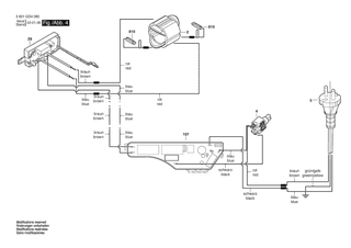 BOSCH Lagerflansch | Ersatzteile f�r GTR 55-225 | 1619PB5953