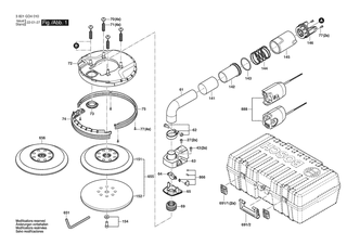 BOSCH Verbindungsteil | Ersatzteile fr GTR 55-225 | 1619PB6015