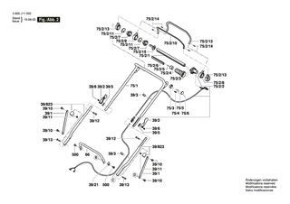 BOSCH Gest�nge | Ersatzteile f�r GRA 48 | F016L76277