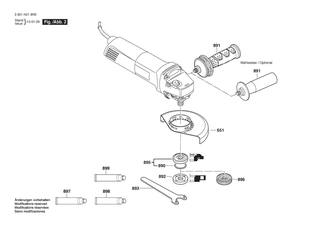 BOSCH Gewindefurchschraube M4X16-ST W/ PRECOTE 85-3 | Ersatzteile f�r GWS 1000 | 160343508X