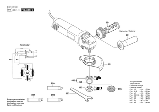 BOSCH Polschuh | Ersatzteile f�r GWS 1100 | 1607000F0R