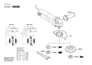 BOSCH Zusatzhandgriff | Ersatzteile f�r 1803EVS BARE | 16020250A0
