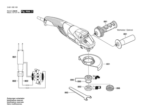 BOSCH Abdeckscheibe | Ersatzteile fr GWS 11-125 CIH | 1619P09390