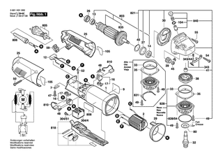 BOSCH Zusatzhandgriff | Ersatzteile fr GWS 8-115 Z | 1619P16111