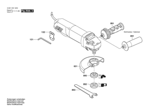 BOSCH Abdeckscheibe | Ersatzteile f�r GWS 8-100 | 1619P09390